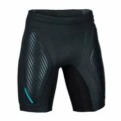 Nabaiji Badehose Jammer Neopren 2,5 Mm Doppelte Einsätze Schwarz/türkis