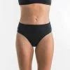 OLAIAN Bikini-Hose Damen Hoher Figurformender Taillenbund Nora Schwarz -Großes Bekleidungsmagazin bikini hose damen hoher figurformender taillenbund nora schwarz