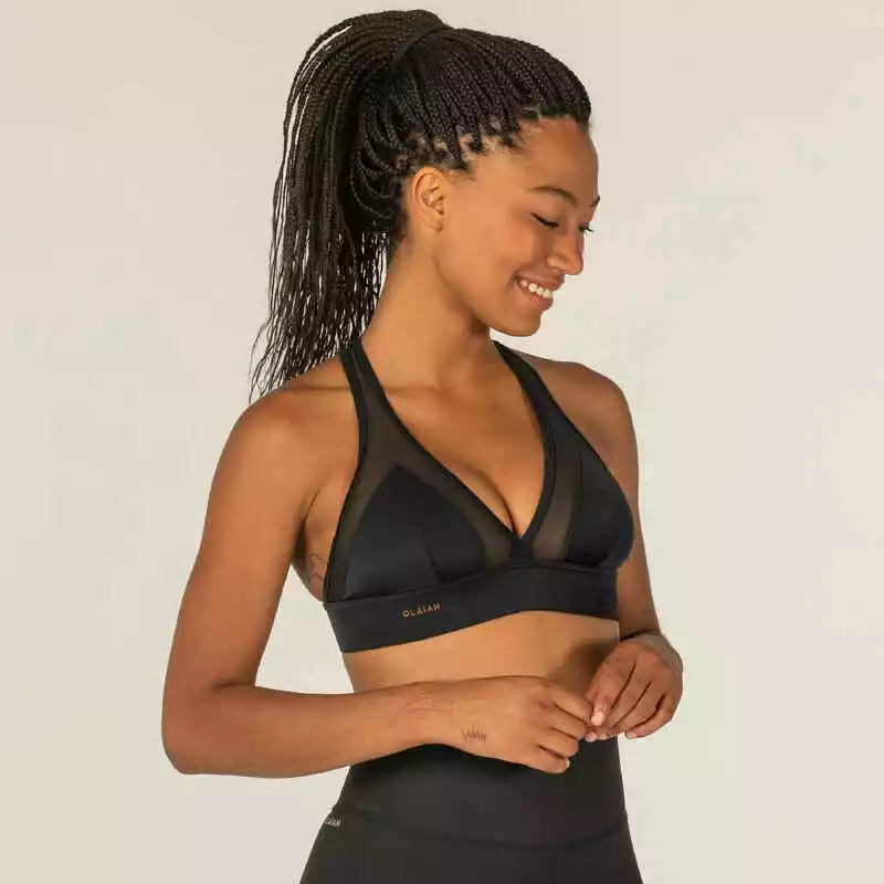 OLAIAN Bikini-Oberteil Damen Bustier Im Rücken Verstellbar Surfen - Isa Schwarz 3 OLAIAN Bikini-Oberteil Damen Bustier Im Rücken Verstellbar Surfen - Isa Schwarz