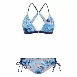 Chiemsee Bikini-Set Vorne Zum Schließen Und Gerafftem Slip