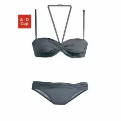 Bügel-Bandeau-Bikini, LASCANA Damen