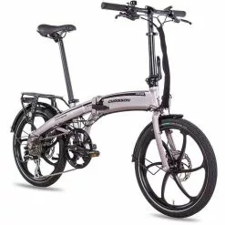 CHRISSON EFolder E-Bike Faltrad Klapprad 20 Zoll 360 Wh Grau