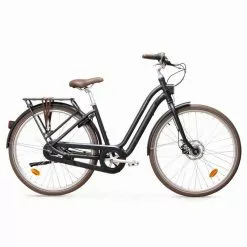 City Bike 28 Zoll Elops 900 LF Damen Aluminium Schwarz