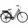 E-Bike City Bike 28 Zoll Elops 120E Schwarz