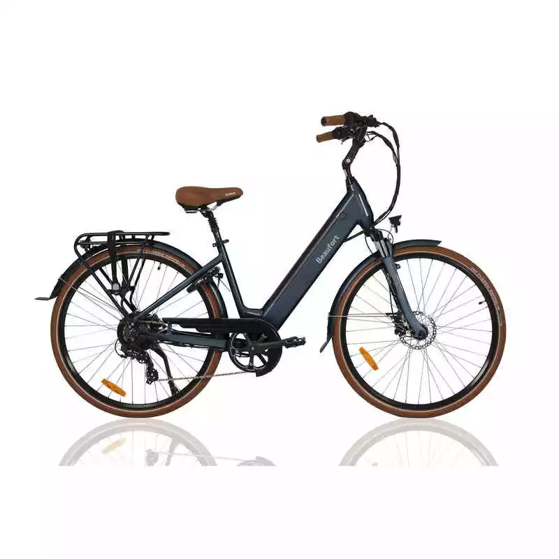 Beaufort Elektrisches Damenfahrrad, Britt, 49 Cm, Hinterradmotor, 7 Gang, Grau 3 Beaufort Elektrisches Damenfahrrad, Britt, 49 Cm, Hinterradmotor, 7 Gang, Grau