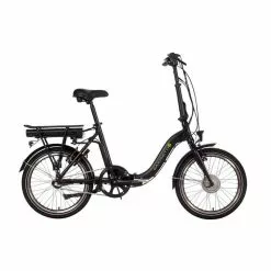 SAXXX Elektrisches Faltrad, Compact Plus S, Vorderradmotor, Nxs 3, Mattschwarz