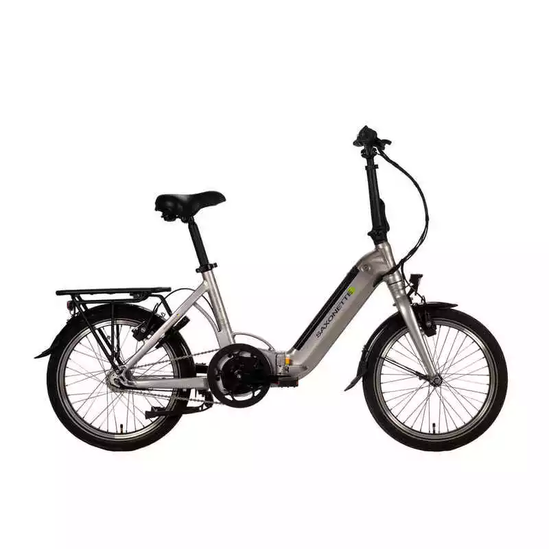 Saxonette Elektrisches Faltrad, Compact Premium Plus, Mittelmotor, Nxs 7, Schwarz 4 Saxonette Elektrisches Faltrad, Compact Premium Plus, Mittelmotor, Nxs 7, Schwarz – Bild 2