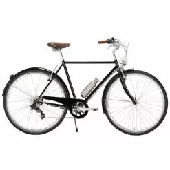 CAPRI BIKES Elektrisches Herrenfahrrad Capri Lyon, 58 Cm, 7 Gang, 28", Farbe Schwarz