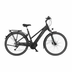 Fischer Bike FISCHER Damen Trekking E-Bike VIATOR 4.1i Schwarz Matt 28 Zoll RH 44 Cm 504 Wh