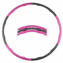Matchu Sports Fitnessreifen - Hula Hoop Reifen - Sportreifen 1.2 Kg Lila