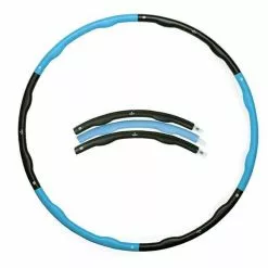 Matchu Sports Fitnessreifen - Hula Hoop Reifen - Sportreifen - Blau/Grau - 2,0 Kg