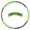Matchu Sports Fitnessreifen - Hula Hoop Reifen - Sportreifen - Grün/Grau - 1,2 Kg