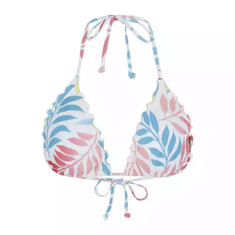 Chiemsee Gemustertes Triangel-Bikini-Top Mit Rüschendetails 3 Chiemsee Gemustertes Triangel-Bikini-Top Mit Rüschendetails