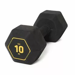 CORENGTH Hantel Krafttraining Crosstraining Hex Dumbbell 10 kg - Schwarz