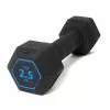 CORENGTH Hantel Krafttraining Crosstraining Hex Dumbbell 2,5 kg - Schwarz