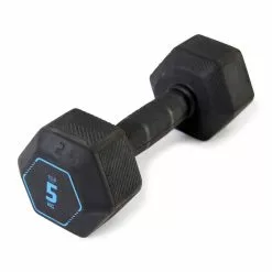 CORENGTH Hantel Krafttraining Crosstraining Hex Dumbbell 5 kg - Schwarz