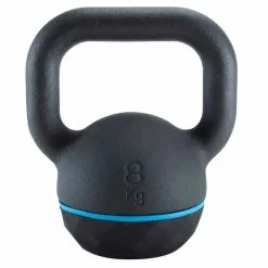 CORENGTH Kugelhantel Kettlebell 8 kg Gusseisen Und Basis Aus Gummi