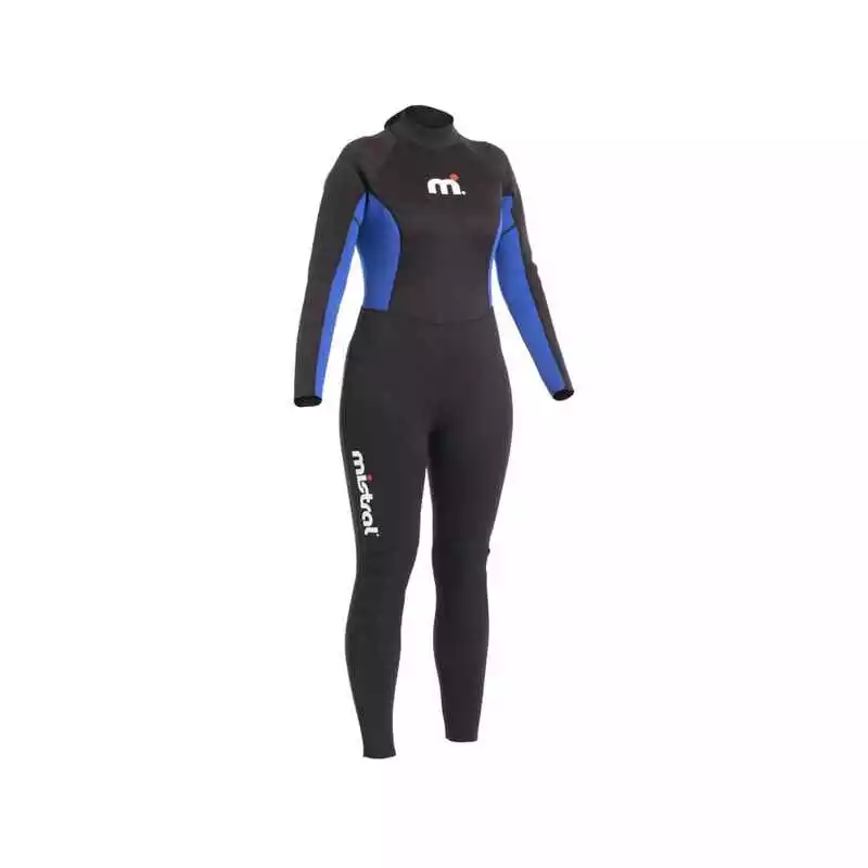 Neoprenanzug Surfen Mistral Ocean 4/3 Mm Damen Schwarz/blau 3 Neoprenanzug Surfen Mistral Ocean 4/3 Mm Damen Schwarz/blau