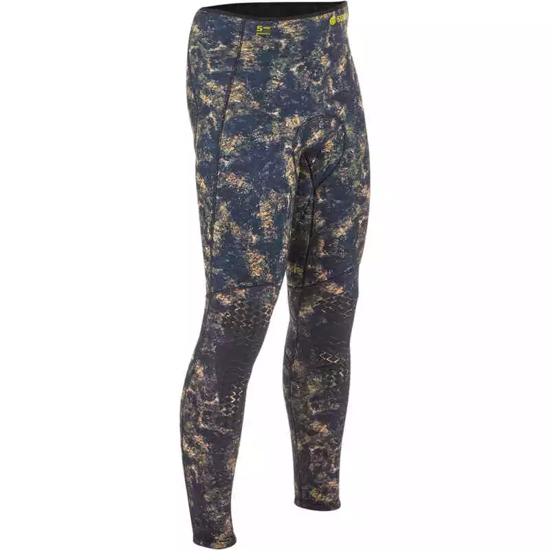 SUBEA Neoprenhose Freediving SPF 500 Glattneopren 5 mm Camouflage Khaki 3 SUBEA Neoprenhose Freediving SPF 500 Glattneopren 5 mm Camouflage Khaki