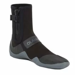 OLAIAN Neoprenschuhe Surfen 500 3 mm Hoch Mit Reißverschluss Schwarz