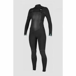 O'Neill Oneill Neoprenanzug Wms Psycho Tech Chest Zip Full 4/3 Damen Langarm A00 BLK/BLK