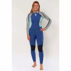 Sisstr Neoprenanzug SUMMER SEAS CLR BLOCK BK ZIP FULL SUIT 3/2 Damen Langarm BJ