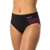 Nabaiji Sportbikini-Hose Slip Luna Aquagym Aqua-Cycling Damen Schwarz/bordeaux -Großes Bekleidungsmagazin sportbikini hose slip luna aquagym aqua cycling damen schwarzbordeaux