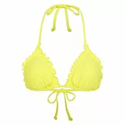 Chiemsee Unifarbendes Triangel-Bikini-Top Mit Rüschendetails