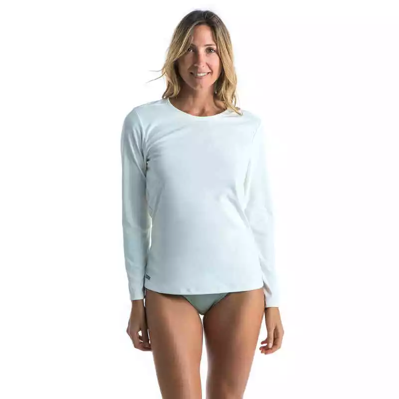 OLAIAN UV-Shirt Langarm Damen UV-Schutz 50+ Malou Weiss 3 OLAIAN UV-Shirt Langarm Damen UV-Schutz 50+ Malou Weiss