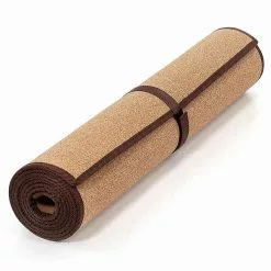 Yogamatte Aus Kork 185 X 61 X 0,4 Cm Nachhaltig & Rutschfest - ROLLHOLZ