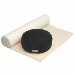 YOGISTAR Yoga-Set Comfort Edition - Meditation Natur 100 X 200 Cm